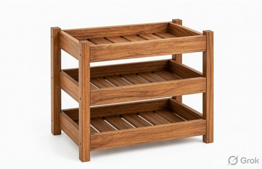 Wooden Storage Rack