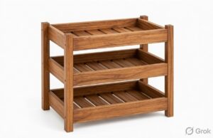 Wooden Storage Rack