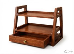 Wooden Desk Organizer