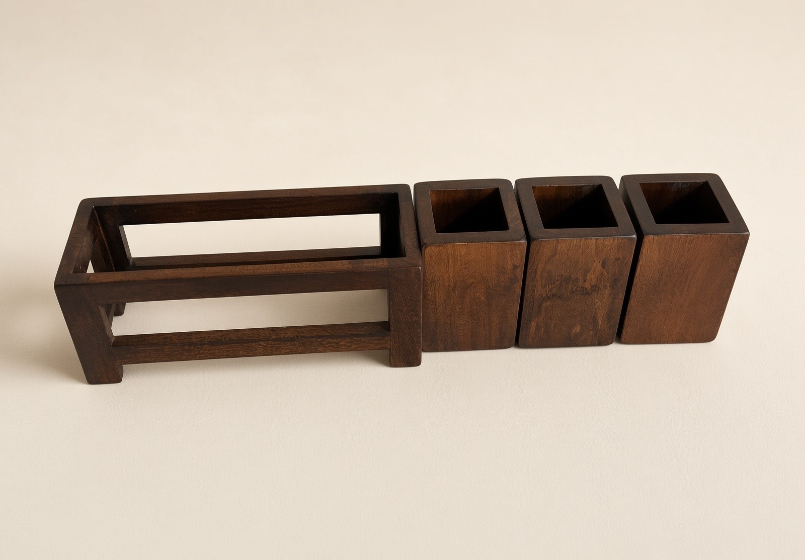 Wooden Desktop Caddy Organizer - Image 5