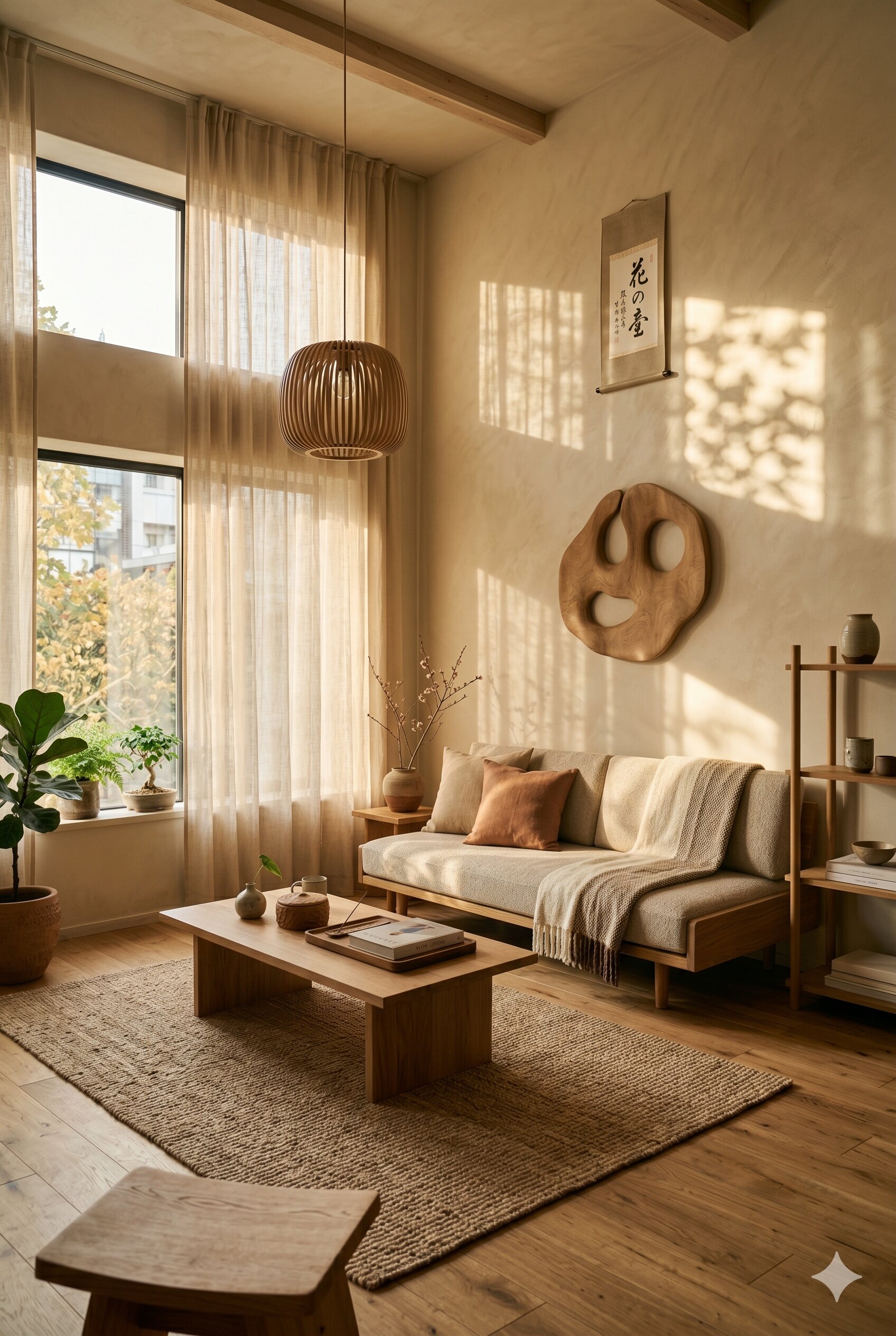A calm, organised home styled with STUMPAGE wooden essentials