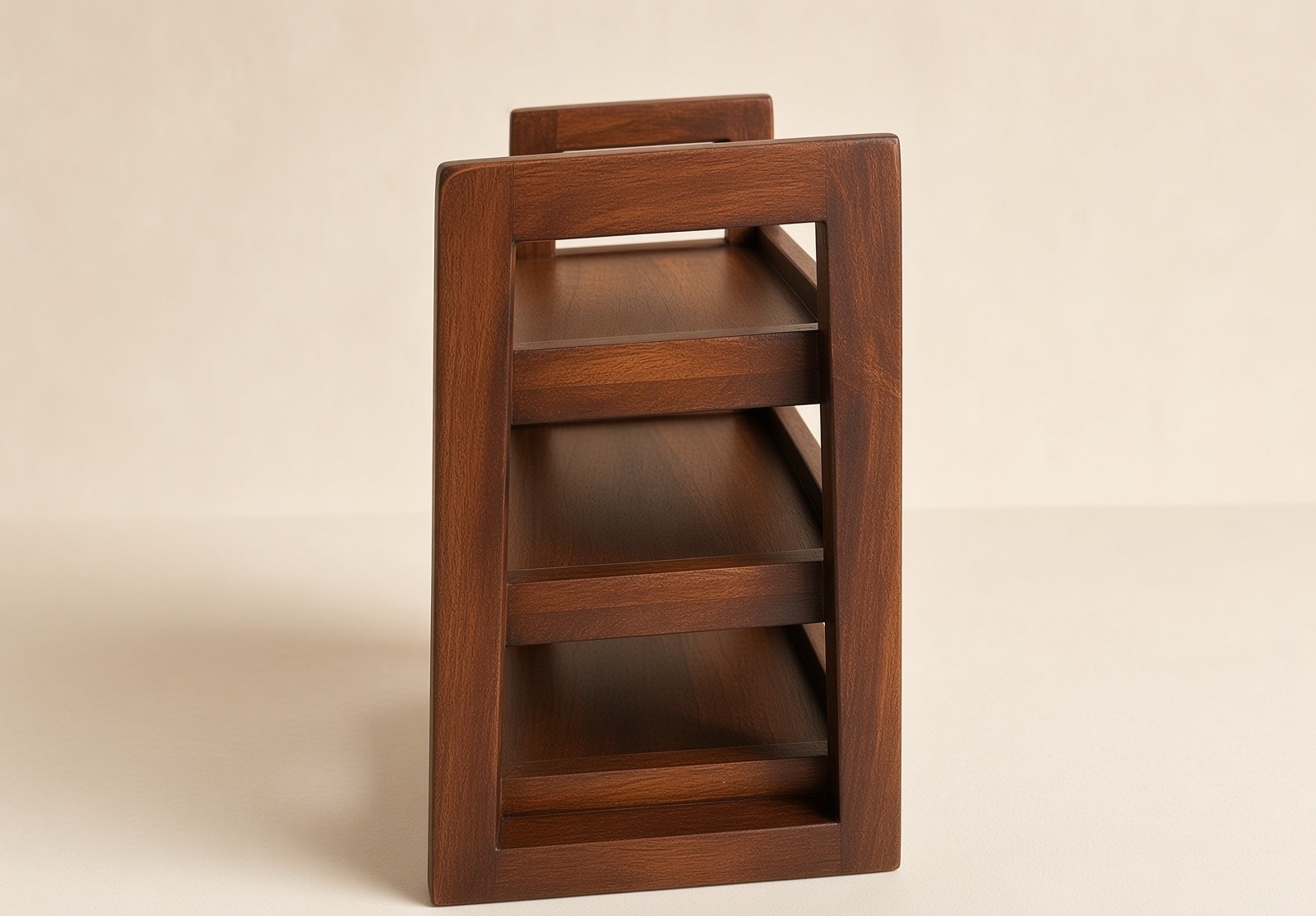 Wooden Desk Shelf Organizer - Image 2