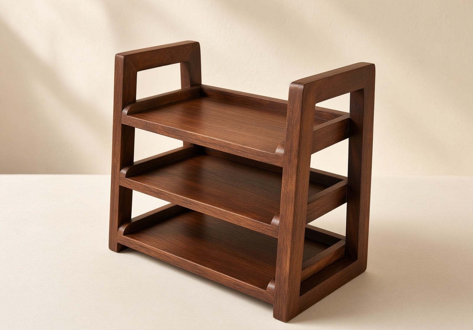 Wooden Desk Shelf Organizer - Image 4