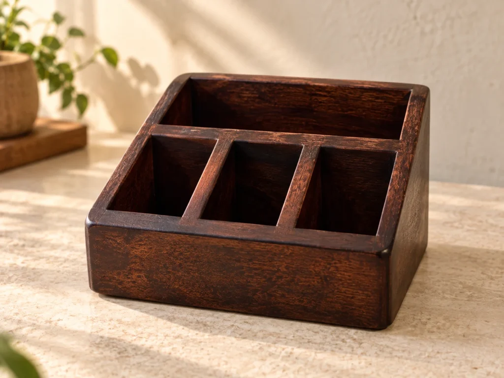 Wooden Desk Organizer — The Anchor, product portrait